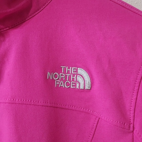 The North Face Soft Shell Quarter Zip Jacket Womens Size S Pink Lightweight - Picture 6 of 13